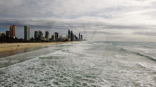 Incredible shoreline in Qeensland Austraila from a drone