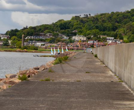 Small yachts getting ready to sail on a lovely summers day at Largs Marina