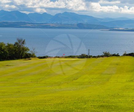 Breathtaking Vista From A Golf Course