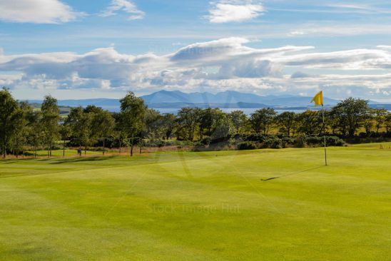 Golf Course With Stunning Backdrop
