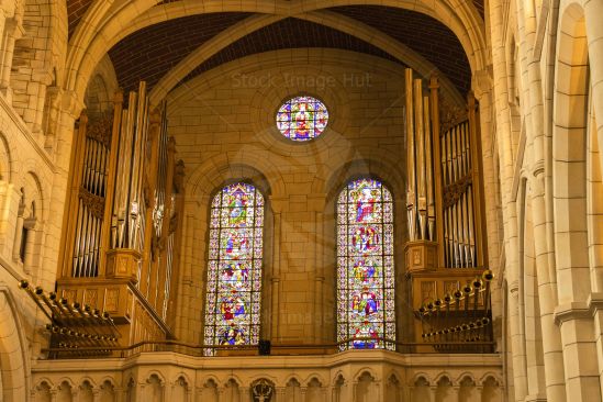 A view inside the famous Buckfast Abbey