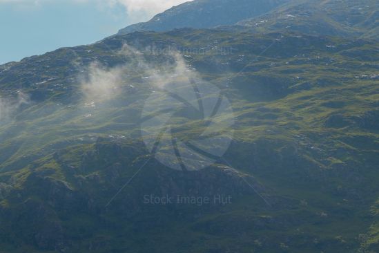 Morning Fog On Mountainside