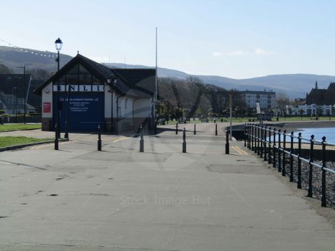 Seaside town of Largs during the first COVID lockdown, April 2020