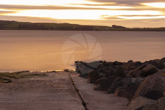 Long exposure on sea creating lovely milky effect
