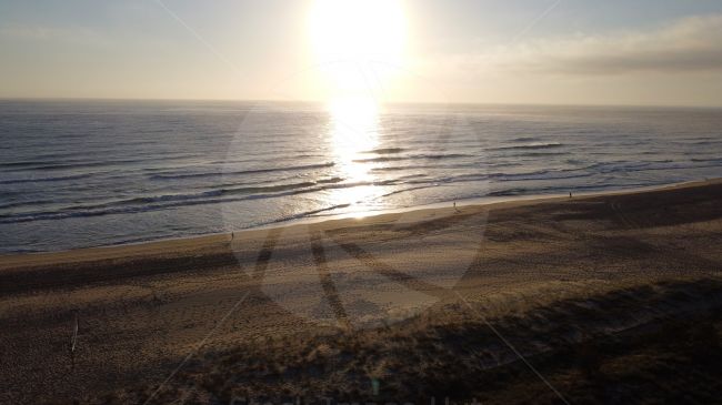 Sun going down over surfers paradise, Australia
