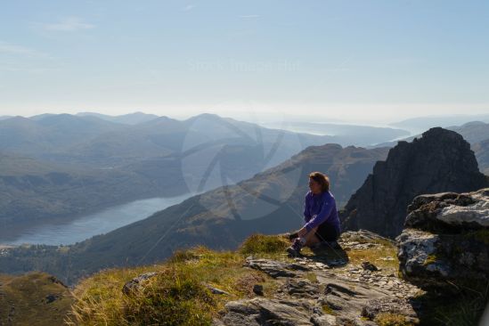 Sitting on top of the cobbler (ben Arthur), Scottish Highlands image